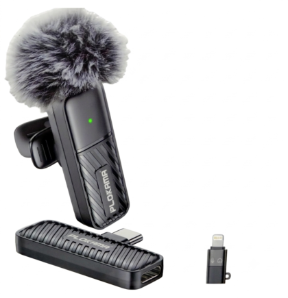 Wireless Lavalier Microphone VM-10 – Single Mic for Vlogging & Interviews